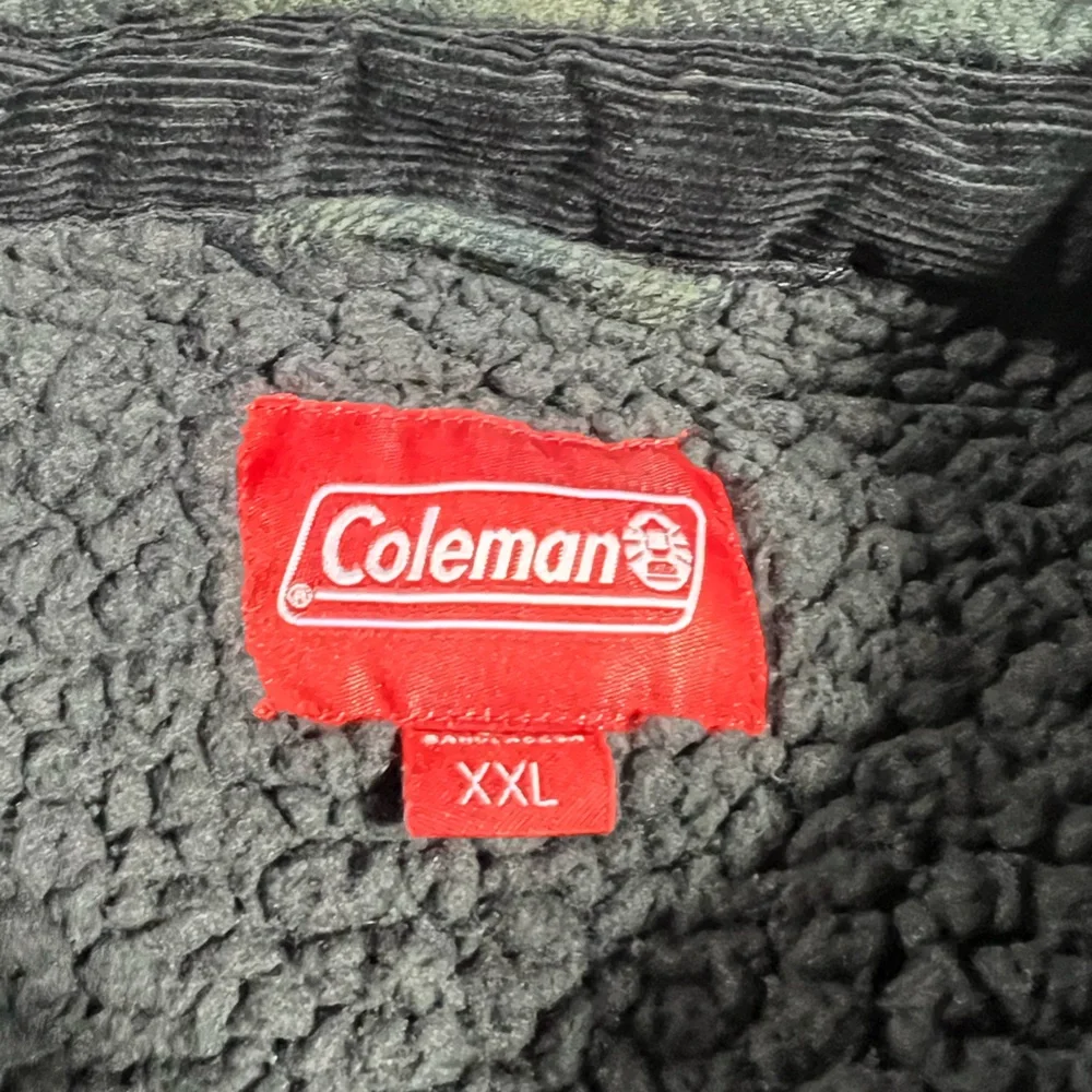 Coleman Flannel green flannel long sleeve shirt. Size XXL